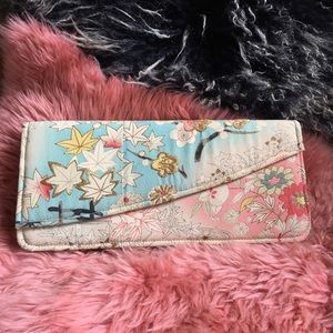 Handmade Clutch with Vintage Kimono